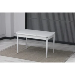BEYAZ MDF 80 X 130 AÇILABİLİR MUTFAK MASASI
