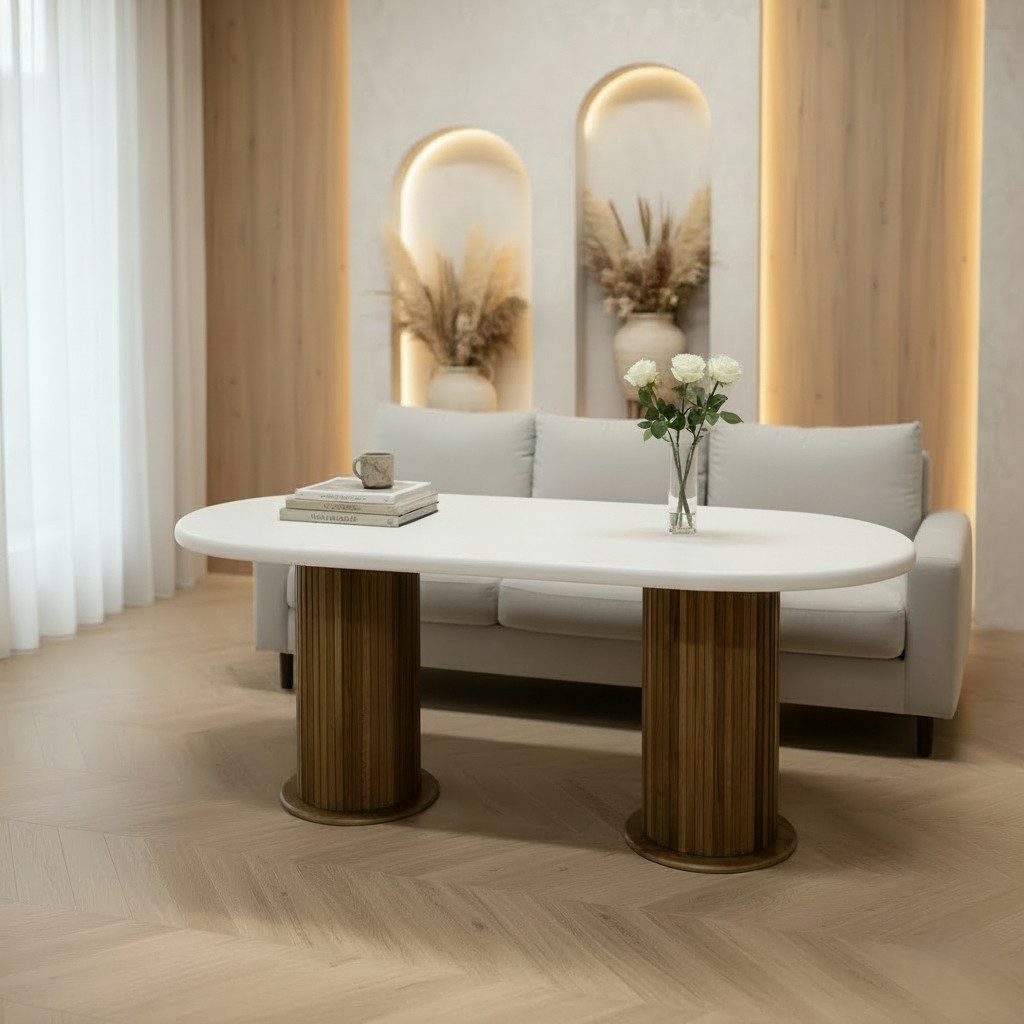 AURA BOHEM 90X180 MDF MASA - Görsel 2