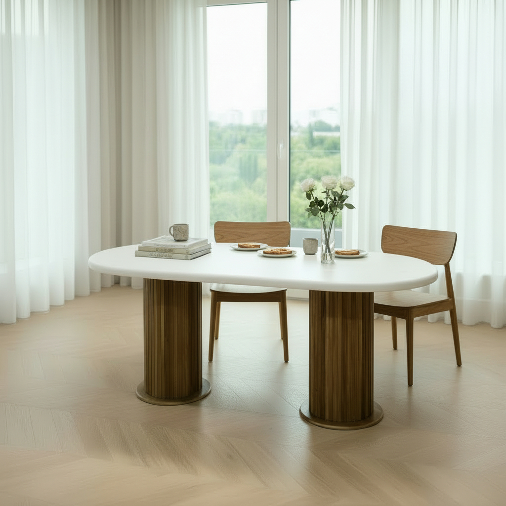 AURA BOHEM 90X180 MDF MASA - Görsel 3