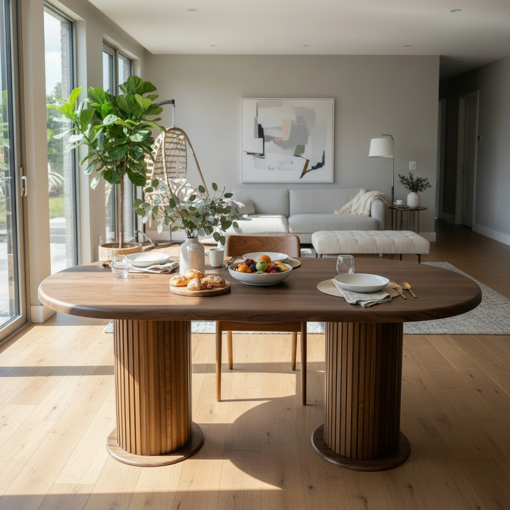 AURA BOHEM 90X180 MDF MASA - Görsel 2