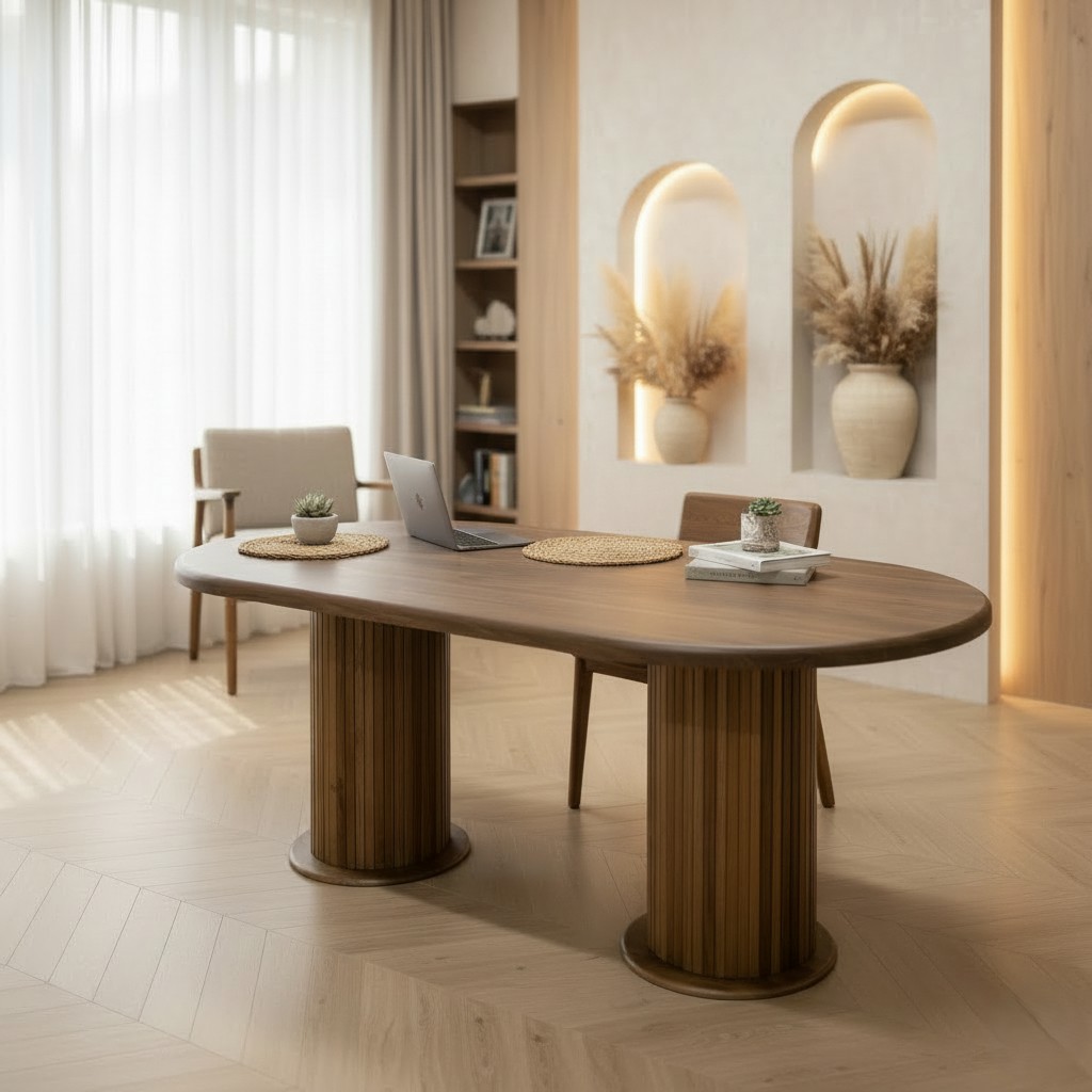 AURA BOHEM 90X180 MDF MASA - Görsel 3